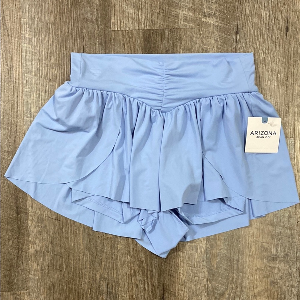 Arizona Jean Company Blue Skorts with Flowy Design